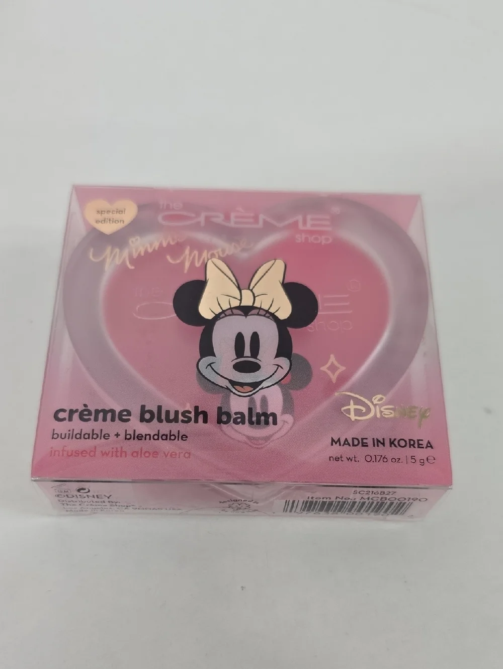 Disney Minnie Mouse Pink Crème Blush Balm